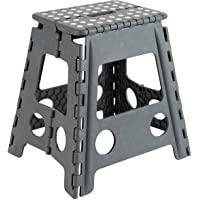 Arregui TB-039-G Taburete Plegable Multiuso- 39 cm de altura- Gris- 39 x 29 x 22 cm